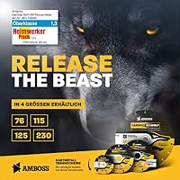 Amboss Carbide Wolf Ø 125mm - Multi Hartmetall Trennscheibe für Winkelschleifer (Flex,Bosch uva) - Holz (mit Nägeln), Kunststoff, Plastik, Gips - Holztrennscheibe, Universal Sägeblatt, Speedcutter – Ansicht 2