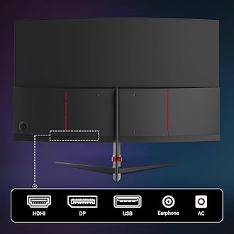 27-Inch Gaming Monitor, 180Hz, FHD (1920x1080P), HDR, 99% sRGB, FreeSync, Anti-Blue Light, VESA Mountable, HDMI 2.0 & DP 1.4, Tilt Adjustable, 16:9 PC Screen