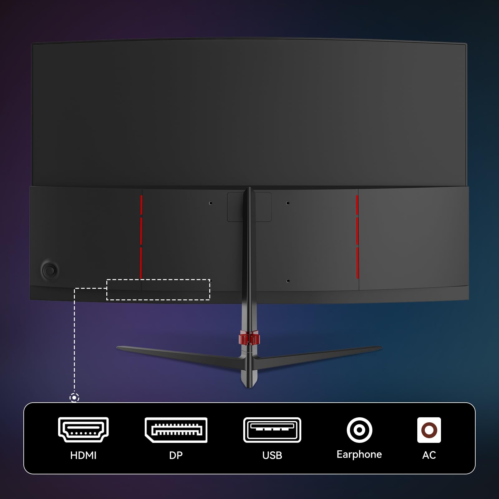 27-Inch Gaming Monitor, 180Hz, FHD (1920x1080P), HDR, 99% sRGB, FreeSync, Anti-Blue Light, VESA Mountable, HDMI 2.0 & DP 1.4, Tilt Adjustable, 16:9 PC Screen