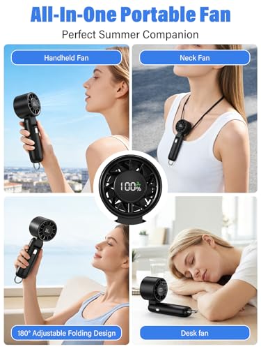 Portable Camping Fan Rechargeable LED