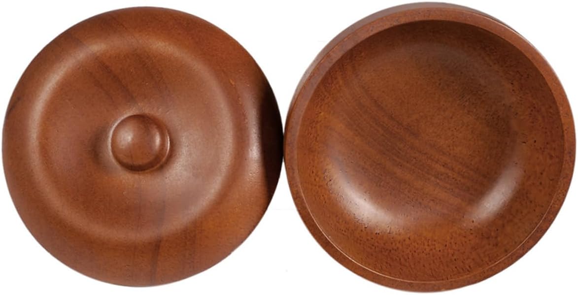 GALPADA 2pcs Wooden Shaving Bowl Lid Men Shaving Soap Bowl Men for Home Barber Shop Salon