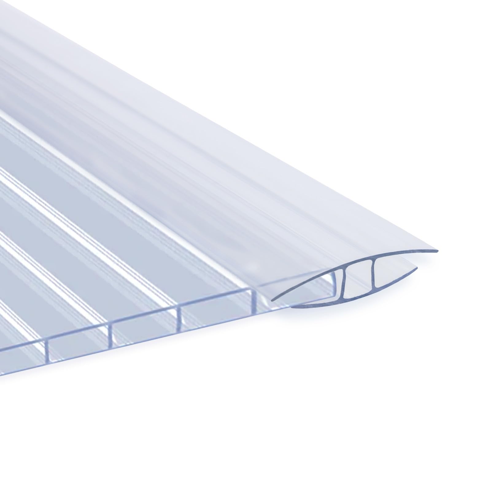KARAT Piastra cava - 60,5 x 121 cm - Piastre doppie in policarbonato - Piastre cave per serra e modellismo - Resistente alle intemperie (Spessore: 4,5 mm, trasparente)