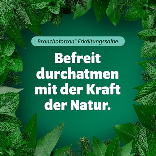 Erkältungssalbe Bronchoforton – pflanzliches Medikament für Husten und Erkältung