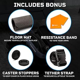 LifePro Under Desk Elliptical – Under Desk Bike Pedal Exerciser – Perfect Desk Exercise Equipment – for Seniors Adults and Teens – Foot Pedal Exerciser and Desk Workout