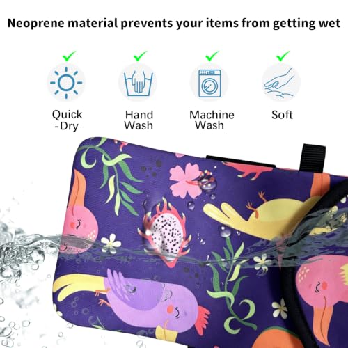 Image of Neoprene Phone Sleeve Pouch Case Bag for Men Women w /Crossbody Strap /Neck Lanyard for iPhone 17 /16 /15 /14 Pro Max, Samsung S25,Pixel 10