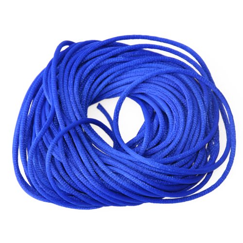 I-Beads - Corda Satinata Blu Elettrico 2mm (10m)