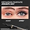 L'Oréal Paris - Eyeliner Feutre - Longue Tenue 24 Heures - Pointe Feutre Souple - Couleurs Intenses et Vibrantes - Waterproof - Application et Tracé Précis - Haute Precision - Teinte : Noir Silk