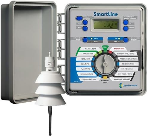 Weathermatic Sl1600 with 8 Zones and Slw1 Wired Weather Station