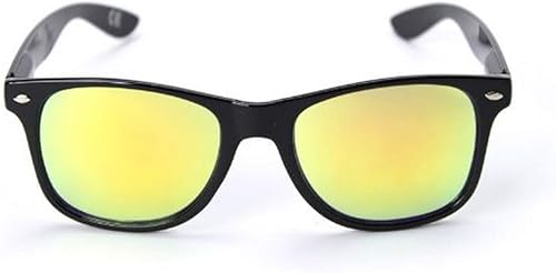 NCAA West Virginia Mountaineers WV-6 - Marco negro, lentes de sol dorados, color negro, talla única