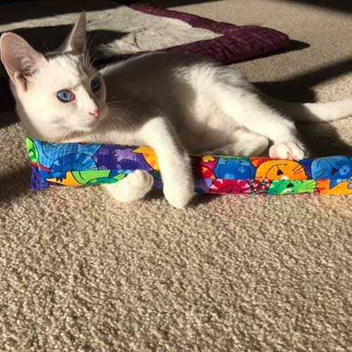 Kitty kick stix 11" catnip kicker toys - set of 2 cat kickers, the original made in usa 5 Kitty kick stix 11" catnip kicker toys - set of 2 cat kickers, the original made in usa - image 6