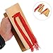 UNbit Clapper,Percussion Instrument,1 Pair Chinese Kuaiban Clapper Bamboo Castanets Traditional Allegro Instrument Hand Percussion Instrument for Festival Performance Prop Rattles