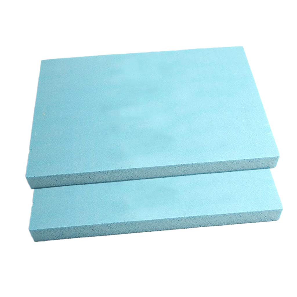5pcs Plaque de Mousse de Haute Densité Polystyrène Base de Bloc de Construction Tapissier Ameublement Coussins Rembourrage 29.5x20x3 cm
