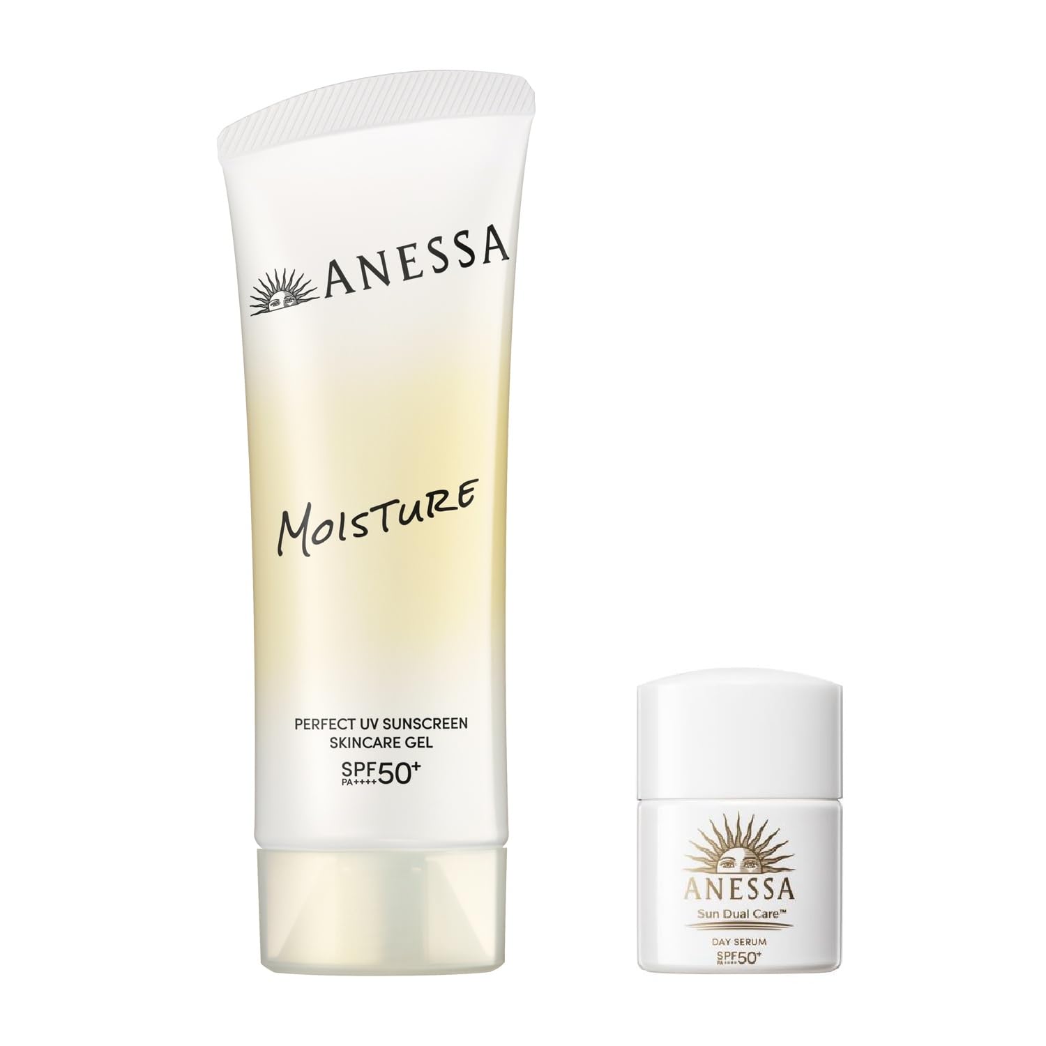 ANESSA Sensory Kit, Perfect UV, Skin Care Gel, NB, 3.2 oz (90 g), SPF50+, PA+++ Day Serum, Small Size, Sunscreen, UV, Gel Type, White Floral Scent, UV Protection (for Face) Drying, UV Water Resistance