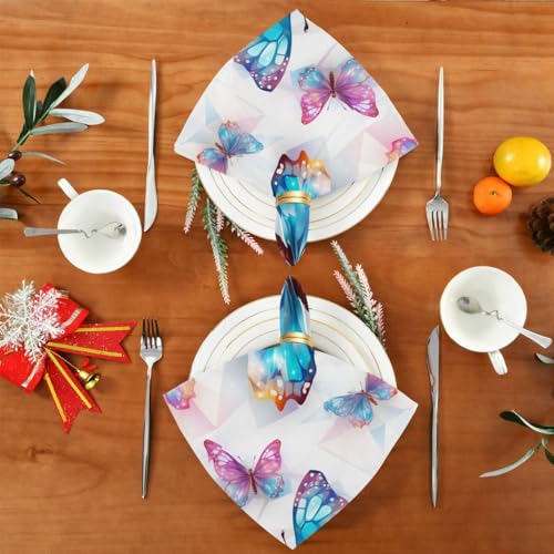 Servilletas de Tela Multicolor Set 6 20x20 pulg miniatura 5