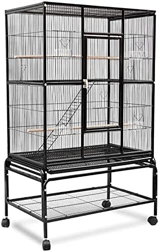 Jaula para pájaros Profesional, Suministros para Mascotas, transportador de pájaros, decoración de jardinería, jaulas para pájaros, Jaula Grande de Metal para Loros, cacatúas, periquitos, ca