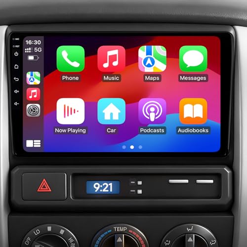 64GB Car Radio Stereo Upgrade for Toyota Tacoma 2005-2015 Plug and Play 9 Android 13 Head Unit with Wireless Carplay/Android Auto/1080P Backup Camera/AM FM Radio