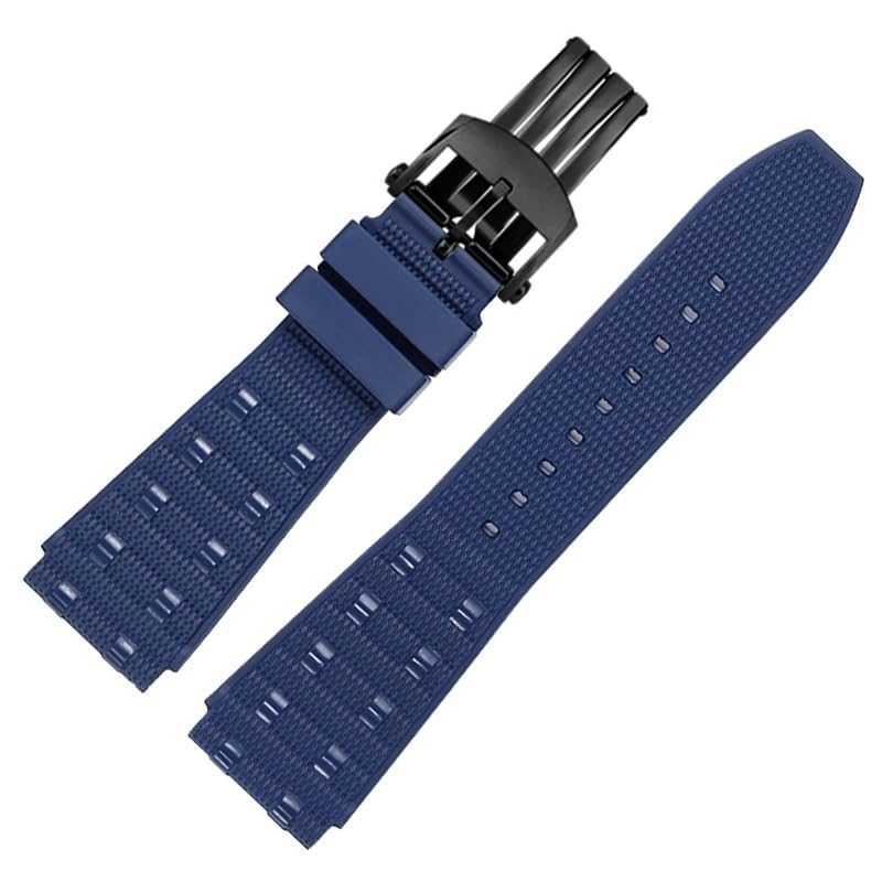 Sangle montre fluororubbre B01 interface convexe évite le jeu entre boîtier et bracelet