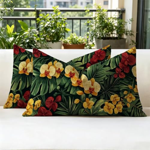 Housse de coussin extérieur imperméable verte : fini les taches - 3