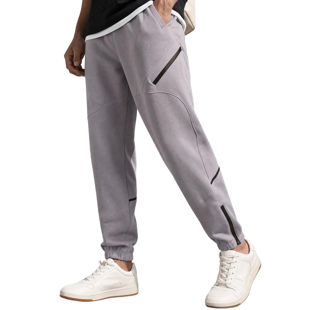 Men's Oversized Travel Joggers | Loose Fit | Baggy Relaxed Fit Joggers for Travel-image-34