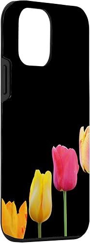 Vista 30 de Funda para iPhone 11 My Tulips, Flowers, Black - Soft Life Living