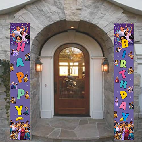 Oulun Birthday Party Banner For Encanto ，Decorations For Kids Birthday Party Door Couplets #TOP3