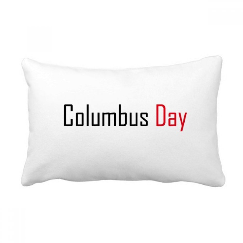 Coussin Columbus Day 16x24, le cadeau idéal pour le salon