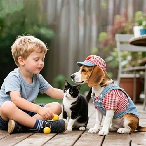 Hundegeschirr - Verstellbares -Accessoire | Geschirrweste mit Trainingsseil-Set für Hunde | für kleine, mittlere und große Welpen Outdoor alltägliche Spaziergänge Outdoor – Bild 3