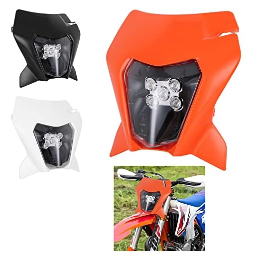 Motorcykel LED-strålkastare pannlampa huvudlampa för K.T.M. EXC EXCF SX SXF XC XCF XCW XCFW 125 150 250 300 350 400 450 505 525 530