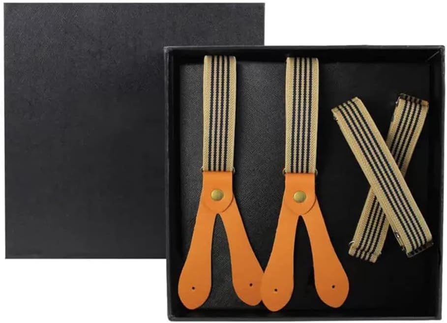Button Suspender Belt Cuff Hoop Suit Trousers Jeans Elastic Straps Men And Women Pants
