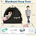 Tiny Trek Pack and Play Blackout Cover, Travel Crib Tent Cover for Babies and Toddlers, Breathable Mesh Blackout Tent for Naps, Room Sharing and Travel