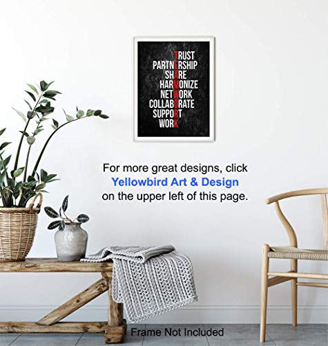 Motivational-Office-Wall-Art-Decor-8x10-Decoration-for-Business-Home-Apartment-Great-Inspirational-Gift-for-Entrepreneur-Executive-Manager-Team-Leader-Unframed-Poster-Picture