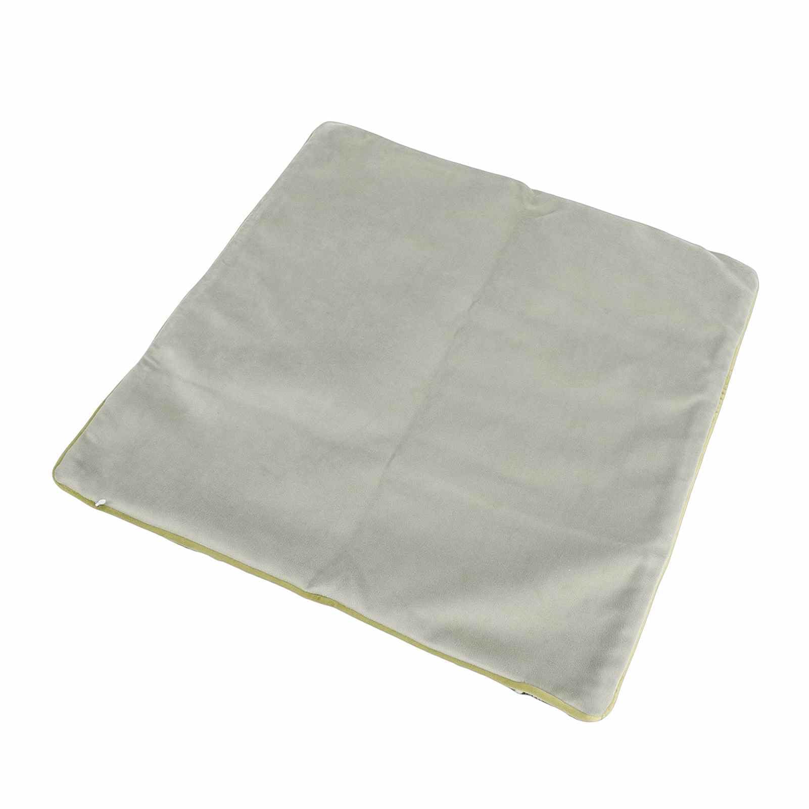 Annadue Fundas de Almohada Rústicas Estilo Bohemio, 4 Unidades, Fundas de Cojín Decorativas para sofá, Sala de Estar, de Almohada de Poliéster Suave, Color Verde y Blanco (50,8x50,8 cm/20x20 pulgadas)
