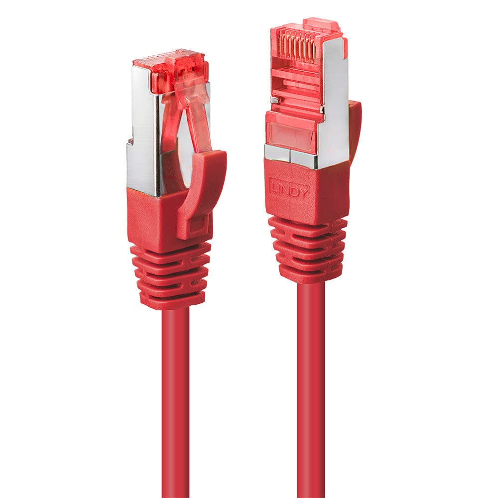 Cat.6 S/FTP cable, red, 1m