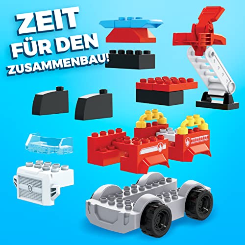 MEGA GYJ01 – Mega Bloks Paw Patrol Feuerwehr Bauset mit 34 Bausteine, Spielset für Kinder ab 3 Jahren – Bild 4