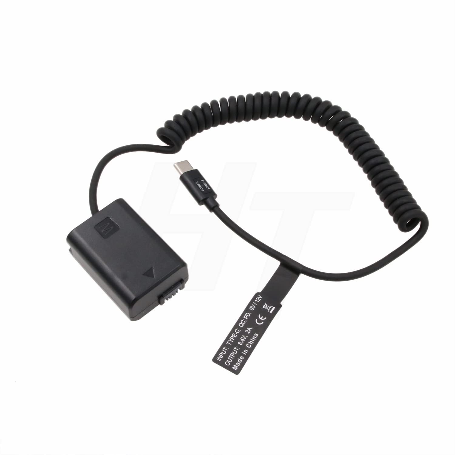 HangTon QC PD USB C NP-FW50 Batteria fittizia per Sony A7 A7II A7S A7SII A7R A7R2 A6500 A6300 A6000 A5100 NEX Fotocamera