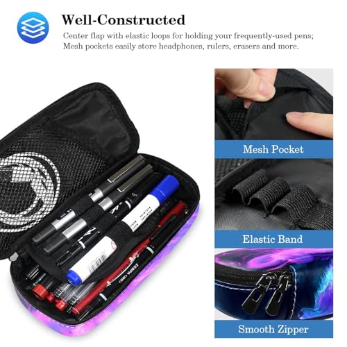 Sac à dos parfait pour les étudiants ado loup violet 2pcs