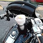 Vomeko-Motorcycle-Cup-Holder-Universal-Motorcycle-Drink-Holder-with-360-Swivel-Ball-Mount-for-Motorcycle-PassengerATVScotterHArley-for-78in-to-1-14in-Handlebar