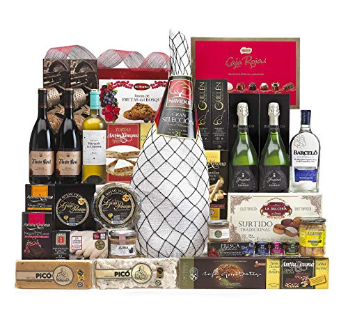 Lote Regalo Cesta de Navidad 2020 Gourmet · Regalo Personal o de Empresa · Agradecimiento Navideño. Incluye Opcionalmente Tarjeta Dedicada y Personalizada (Lote 14)
