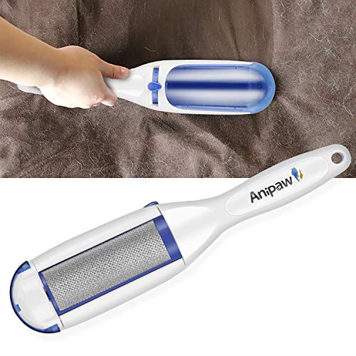 Bougainvillea Pet Hair Remover Brush - Anipaw Lint Brush - Fur Remover - Fur & Lint Removal - Dog & Cat Hair Remover, Upgraded Reusable Pet Hair Remover Brush