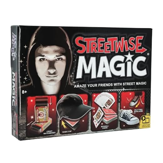 Streetwise Magic Kit - 75+ Easy to Learn Street Magic Tricks - It's Magic by Hanky Panky Toys - Amaze Your Family & Friends - for Kids & Teens Age 8+ - Instructional Videos Online
