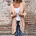 Womens Summer Lightweight Linen Kimono Cardigan Long Sleeve Open Front Loose Beach Vacation Cover Up Casual Blouse Top Khaki