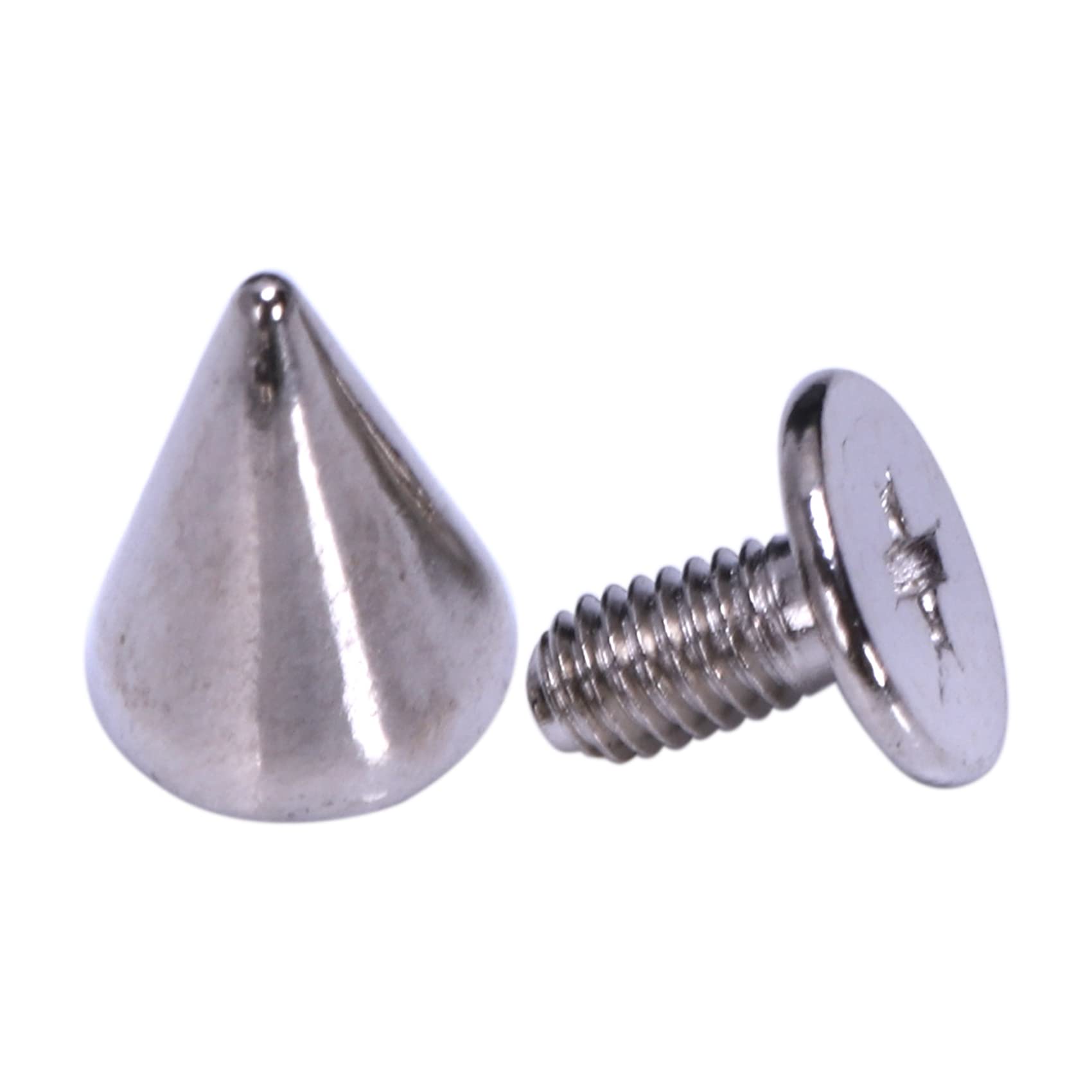 9.5mm Picos Cónicos Negros Studs de Tornillo para Manualidad Rivets Genial Punk - China Punk, remach Punk