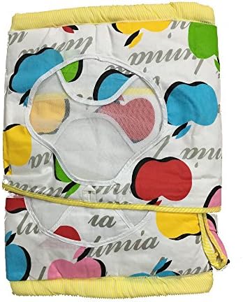 Multipro Flat Bed Soft Cloth Swing New Born Baby Cradle/Ghodiyu Hammock in Cool Cotton With Mosquito Net (Yellow)