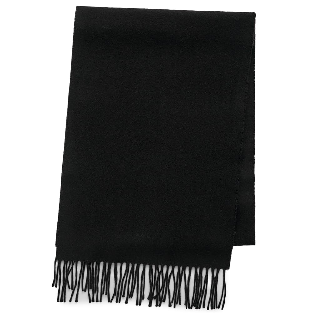 GANT Unisex Wool Scarf (Pack of 1), black, One Size