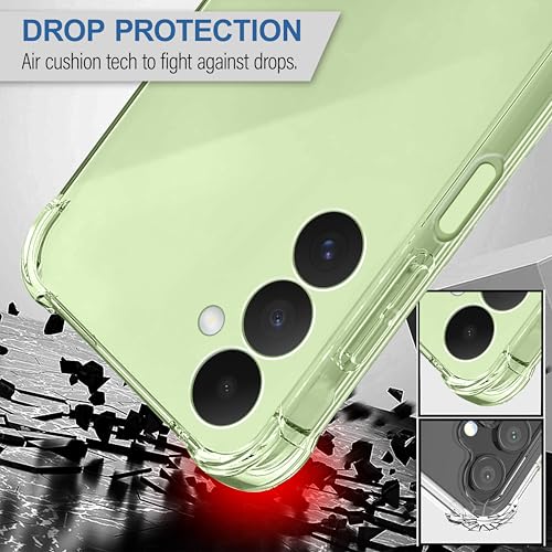 Image of CEDO Samsung Galaxy A14 (5G) Bumper Case | Soft Jel Flexible Thin Full Protection Shock Proof Clear TPU Back Case Cover for Samsung Galaxy A14 (5G) (Transparent)