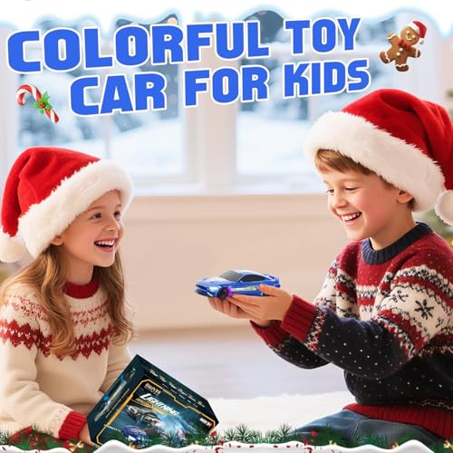 Image of FEXXA 1 /43 Scale RC Drift Race Car Gyro 4WD Ready to Go Mini Remote Control Car High Speed Model (1:43 RC Drift Mustang-Blue)