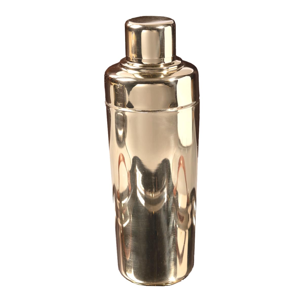 India Handicrafts 71493 Smooth Polished Finish Gold Tone 9.5 x 3 Inches Stainless Steel Barware Beverage Shaker