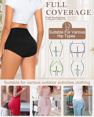 Cotton Underwear High Waisted Womens Full Coverage Ladies Comfy Panties (Regular & Plus Size)4
