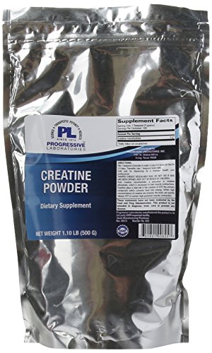 Progressive Labs Creatine Powder Supplement, 1.1 Pound