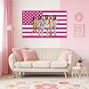 Pink Flag 3x5 Ft Tapestry Poster Wall Hanging Banner Art Aesthetic Poster For KATSEYE Dorm Bedroom Living Room Office Party Decor #5